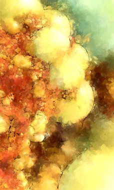 Tuval üzerinde etkileyici fırçalanmış resim. Soyut doku. 2D çizim. Geniş fırça darbeleri. Modern dijital sanat. Çağdaş fırça. Modern ifade. Popüler biçim boyanmış resim.