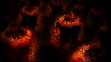 Tuval üzerinde etkileyici fırçalanmış resim. Soyut doku. 2D çizim. Geniş fırça darbeleri. Modern dijital sanat. Çağdaş fırça. Modern ifade. Popüler biçim boyanmış resim.