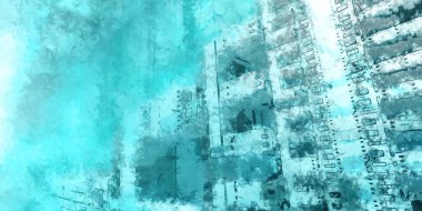 Tuval üzerinde etkileyici fırçalanmış resim. Soyut doku. 2D çizim. Geniş fırça darbeleri. Modern dijital sanat. Çağdaş fırça. Modern ifade. Popüler biçim boyanmış resim.