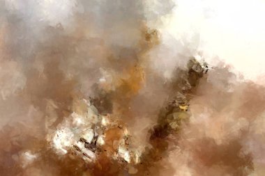 Tuval üzerinde etkileyici fırçalanmış resim. Soyut doku. 2D çizim. Geniş fırça darbeleri. Modern dijital sanat. Çağdaş fırça. Modern ifade. Popüler biçim boyanmış resim.