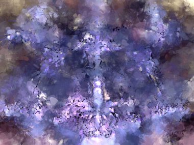 Tuval üzerinde etkileyici fırçalanmış resim. Soyut doku. 2D çizim. Geniş fırça darbeleri. Modern dijital sanat. Çağdaş fırça. Modern ifade. Popüler biçim boyanmış resim.