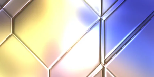 Metalen Panelen Textuur Kleurrijke Glanzende Abstracte Achtergrond Geometrische Technologische Heldere — Stockfoto
