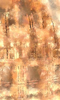 Tuval üzerinde etkileyici fırçalanmış resim. Soyut doku. 2D çizim. Geniş fırça darbeleri. Modern dijital sanat. Çağdaş fırça. Modern ifade. Popüler biçim boyanmış resim.