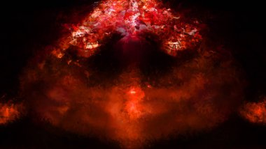 Tuval üzerinde etkileyici fırçalanmış resim. Soyut doku. 2D çizim. Geniş fırça darbeleri. Modern dijital sanat. Çağdaş fırça. Modern ifade. Popüler biçim boyanmış resim.