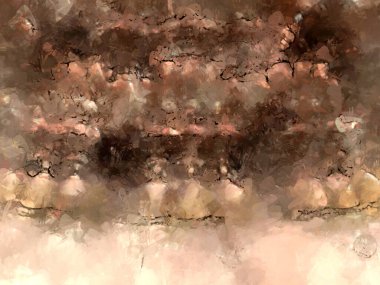 Tuval üzerinde etkileyici fırçalanmış resim. Soyut doku. 2D çizim. Geniş fırça darbeleri. Modern dijital sanat. Çağdaş fırça. Modern ifade. Popüler biçim boyanmış resim.