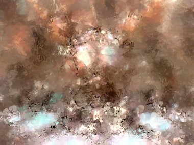 Tuval üzerinde etkileyici fırçalanmış resim. Soyut doku. 2D çizim. Geniş fırça darbeleri. Modern dijital sanat. Çağdaş fırça. Modern ifade. Popüler biçim boyanmış resim.