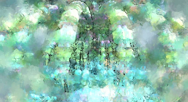 Виразний Пензлик Полотні Абстрактна Текстура Ілюстрація Широкі Мазки Сучасне Цифрове — стокове фото