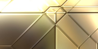 Üç boyutlu metalik panel dokusu. Renkli, parlak, soyut duvar kağıdı. Geometrik teknolojik parlak yansıtıcı arkaplan.