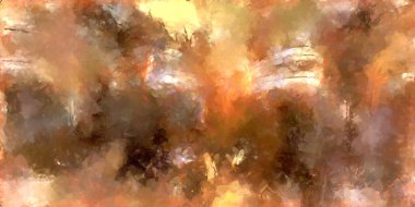 Tuval üzerinde etkileyici fırçalanmış resim. Soyut doku. 2D çizim. Geniş fırça darbeleri. Modern dijital sanat. Çağdaş fırça. Modern ifade. Popüler biçim boyanmış resim.