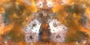 Tuval üzerinde etkileyici fırçalanmış resim. Soyut doku. 2D çizim. Geniş fırça darbeleri. Modern dijital sanat. Çağdaş fırça. Modern ifade. Popüler biçim boyanmış resim.