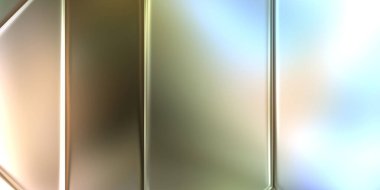 Üç boyutlu metalik panel dokusu. Renkli, parlak, soyut duvar kağıdı. Geometrik teknolojik parlak yansıtıcı arkaplan.