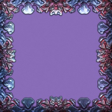 Çerçeve kağıdı. Kart, davetiye ya da albüm olarak harika bir kullanım. Fantezi 3D çizim arka planı. Zarif duvar kâğıdı. Metnin için şablon.