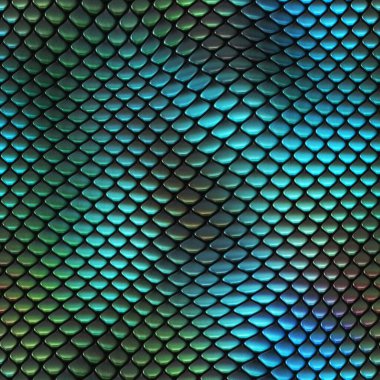 Kusursuz bir fantezi modeli. Sürüngen dokusu. Renkli ve canlı fayanslar. Egzotik fayanslı yüzey. Doğa baskısı.