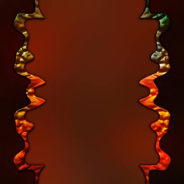 Çerçeve kağıdı. Kart, davetiye ya da albüm olarak harika bir kullanım. Fantezi 3D çizim arka planı. Zarif duvar kâğıdı. Metnin için şablon.