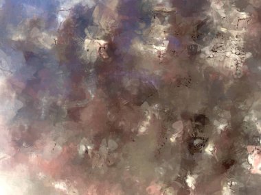 Tuval üzerinde etkileyici fırçalanmış resim. Soyut doku. 2D çizim. Geniş fırça darbeleri. Modern dijital sanat. Çağdaş fırça. Modern ifade. Popüler biçim boyanmış resim.