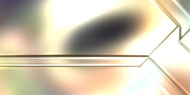 Üç boyutlu metalik panel dokusu. Renkli, parlak, soyut duvar kağıdı. Geometrik teknolojik parlak yansıtıcı arkaplan.