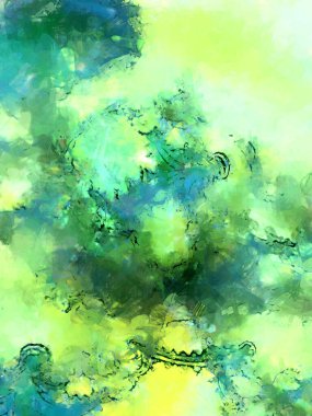 Tuval üzerinde etkileyici fırçalanmış resim. Soyut doku. 2D çizim. Geniş fırça darbeleri. Modern dijital sanat. Çağdaş fırça. Modern ifade. Popüler biçim boyanmış resim.