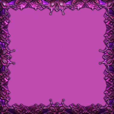 Çerçeve kağıdı. Kart, davetiye ya da albüm olarak harika bir kullanım. Fantezi 3D çizim arka planı. Zarif duvar kâğıdı. Metnin için şablon.