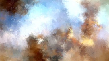 Tuval üzerinde etkileyici fırçalanmış resim. Soyut doku. 2D çizim. Geniş fırça darbeleri. Modern dijital sanat. Çağdaş fırça. Modern ifade. Popüler biçim boyanmış resim.