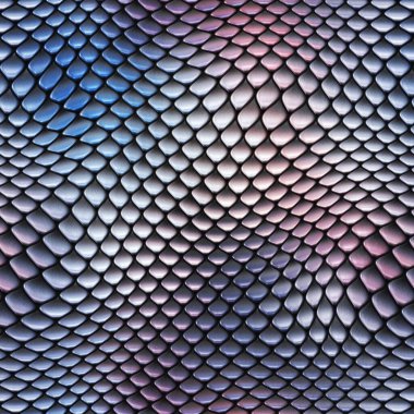 Kusursuz bir fantezi modeli. Sürüngen dokusu. Renkli ve canlı fayanslar. Egzotik fayanslı yüzey. Doğa baskısı.