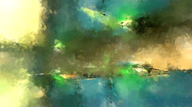 Tuval üzerinde etkileyici fırçalanmış resim. Soyut doku. 2D çizim. Geniş fırça darbeleri. Modern dijital sanat. Çağdaş fırça. Modern ifade. Popüler biçim boyanmış resim.