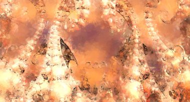 Tuval üzerinde etkileyici fırçalanmış resim. Soyut doku. 2D çizim. Geniş fırça darbeleri. Modern dijital sanat. Çağdaş fırça. Modern ifade. Popüler biçim boyanmış resim.