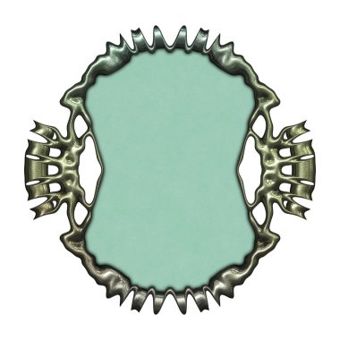 Çerçeve kağıdı. Kart, davetiye ya da albüm olarak harika bir kullanım. Fantezi 3D çizim arka planı. Zarif duvar kâğıdı. Metnin için şablon.