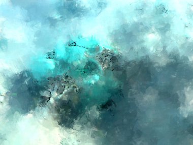 Tuval üzerinde etkileyici fırçalanmış resim. Soyut doku. 2D çizim. Geniş fırça darbeleri. Modern dijital sanat. Çağdaş fırça. Modern ifade. Popüler biçim boyanmış resim.