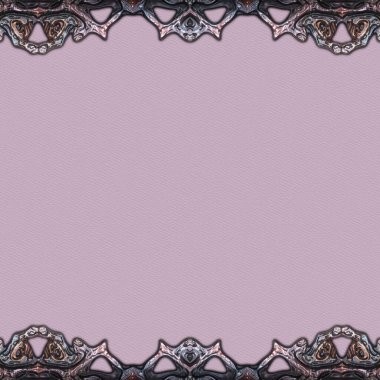 Çerçeve kağıdı. Kart, davetiye ya da albüm olarak harika bir kullanım. Fantezi 3D çizim arka planı. Zarif duvar kâğıdı. Metnin için şablon.