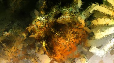 Tuval üzerinde etkileyici fırçalanmış resim. Soyut doku. 2D çizim. Geniş fırça darbeleri. Modern dijital sanat. Çağdaş fırça. Modern ifade. Popüler biçim boyanmış resim.