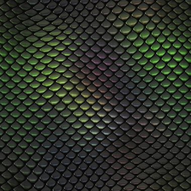 Kusursuz bir fantezi modeli. Sürüngen dokusu. Renkli ve canlı fayanslar. Egzotik fayanslı yüzey. Doğa baskısı.