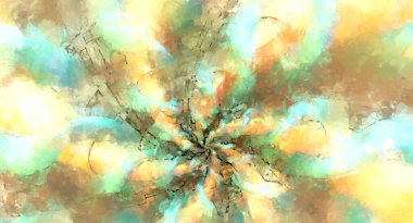 Tuval üzerinde etkileyici fırçalanmış resim. Soyut doku. 2D çizim. Geniş fırça darbeleri. Modern dijital sanat. Çağdaş fırça. Modern ifade. Popüler biçim boyanmış resim.