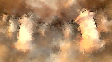 Tuval üzerinde etkileyici fırçalanmış resim. Soyut doku. 2D çizim. Geniş fırça darbeleri. Modern dijital sanat. Çağdaş fırça. Modern ifade. Popüler biçim boyanmış resim.