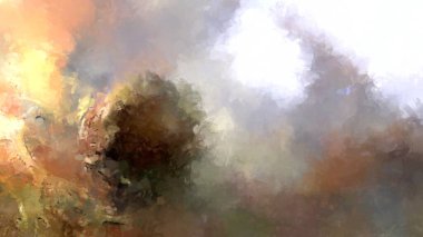 Tuval üzerinde etkileyici fırçalanmış resim. Soyut doku. 2D çizim. Geniş fırça darbeleri. Modern dijital sanat. Çağdaş fırça. Modern ifade. Popüler biçim boyanmış resim.