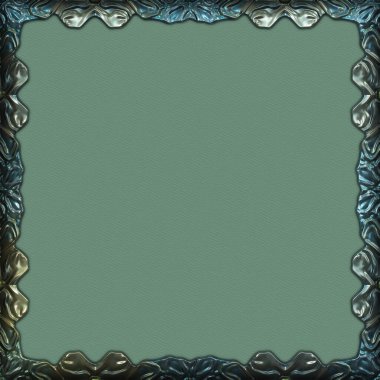 Çerçeve kağıdı. Kart, davetiye ya da albüm olarak harika bir kullanım. Fantezi 3D çizim arka planı. Zarif duvar kâğıdı. Metnin için şablon.