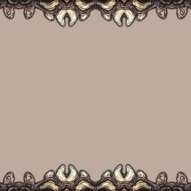 Çerçeve kağıdı. Kart, davetiye ya da albüm olarak harika bir kullanım. Fantezi 3D çizim arka planı. Zarif duvar kâğıdı. Metnin için şablon.