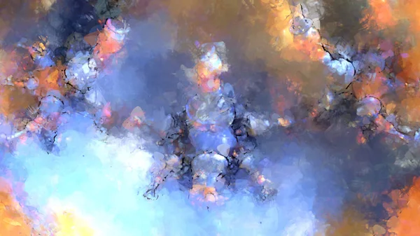 Tuval üzerinde etkileyici fırçalanmış resim. Soyut doku. 2D çizim. Geniş fırça darbeleri. Modern dijital sanat. Çağdaş fırça. Modern ifade. Popüler biçim boyanmış resim.