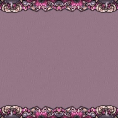 Çerçeve kağıdı. Kart, davetiye ya da albüm olarak harika bir kullanım. Fantezi 3D çizim arka planı. Zarif duvar kâğıdı. Metnin için şablon.