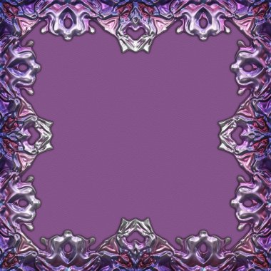 Çerçeve kağıdı. Kart, davetiye ya da albüm olarak harika bir kullanım. Fantezi 3D çizim arka planı. Zarif duvar kâğıdı. Metnin için şablon.
