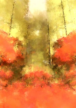 Tuval üzerinde etkileyici fırçalanmış resim. Soyut doku. 2D çizim. Geniş fırça darbeleri. Modern dijital sanat. Çağdaş fırça. Modern ifade. Popüler biçim boyanmış resim.