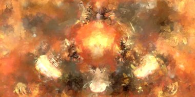 Tuval üzerinde etkileyici fırçalanmış resim. Soyut doku. 2D çizim. Geniş fırça darbeleri. Modern dijital sanat. Çağdaş fırça. Modern ifade. Popüler biçim boyanmış resim.