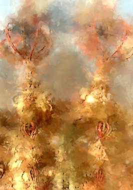 Tuval üzerinde etkileyici fırçalanmış resim. Soyut doku. 2D çizim. Geniş fırça darbeleri. Modern dijital sanat. Çağdaş fırça. Modern ifade. Popüler biçim boyanmış resim.