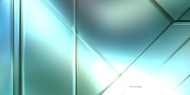 Üç boyutlu metalik panel dokusu. Renkli, parlak, soyut duvar kağıdı. Geometrik teknolojik parlak yansıtıcı arkaplan.