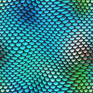 Kusursuz bir fantezi modeli. Sürüngen dokusu. Renkli ve canlı fayanslar. Egzotik fayanslı yüzey. Doğa baskısı.