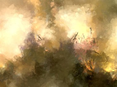 Tuval üzerinde etkileyici fırçalanmış resim. Soyut doku. 2D çizim. Geniş fırça darbeleri. Modern dijital sanat. Çağdaş fırça. Modern ifade. Popüler biçim boyanmış resim.