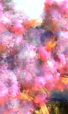 Tuval üzerinde etkileyici fırçalanmış resim. Soyut doku. 2D çizim. Geniş fırça darbeleri. Modern dijital sanat. Çağdaş fırça. Modern ifade. Popüler biçim boyanmış resim.