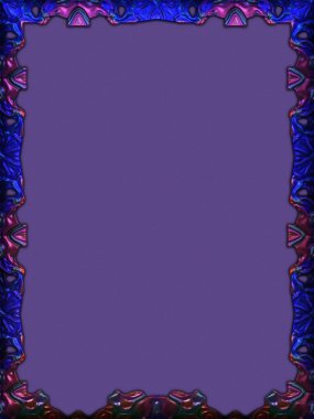 Çerçeve kağıdı. Kart, davetiye ya da albüm olarak harika bir kullanım. Fantezi 3D çizim arka planı. Zarif duvar kâğıdı. Metnin için şablon.