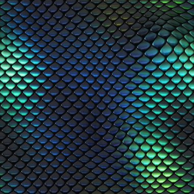 Kusursuz bir fantezi modeli. Sürüngen dokusu. Renkli ve canlı fayanslar. Egzotik fayanslı yüzey. Doğa baskısı.