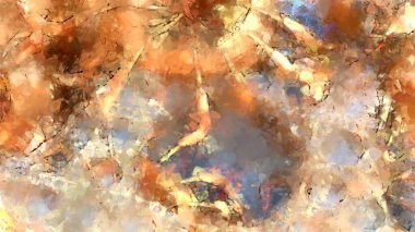 Tuval üzerinde etkileyici fırçalanmış resim. Soyut doku. 2D çizim. Geniş fırça darbeleri. Modern dijital sanat. Çağdaş fırça. Modern ifade. Popüler biçim boyanmış resim.