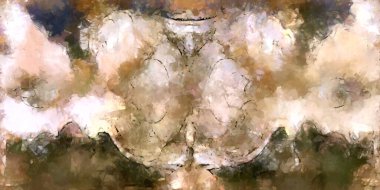 Tuval üzerinde etkileyici fırçalanmış resim. Soyut doku. 2D çizim. Geniş fırça darbeleri. Modern dijital sanat. Çağdaş fırça. Modern ifade. Popüler biçim boyanmış resim.